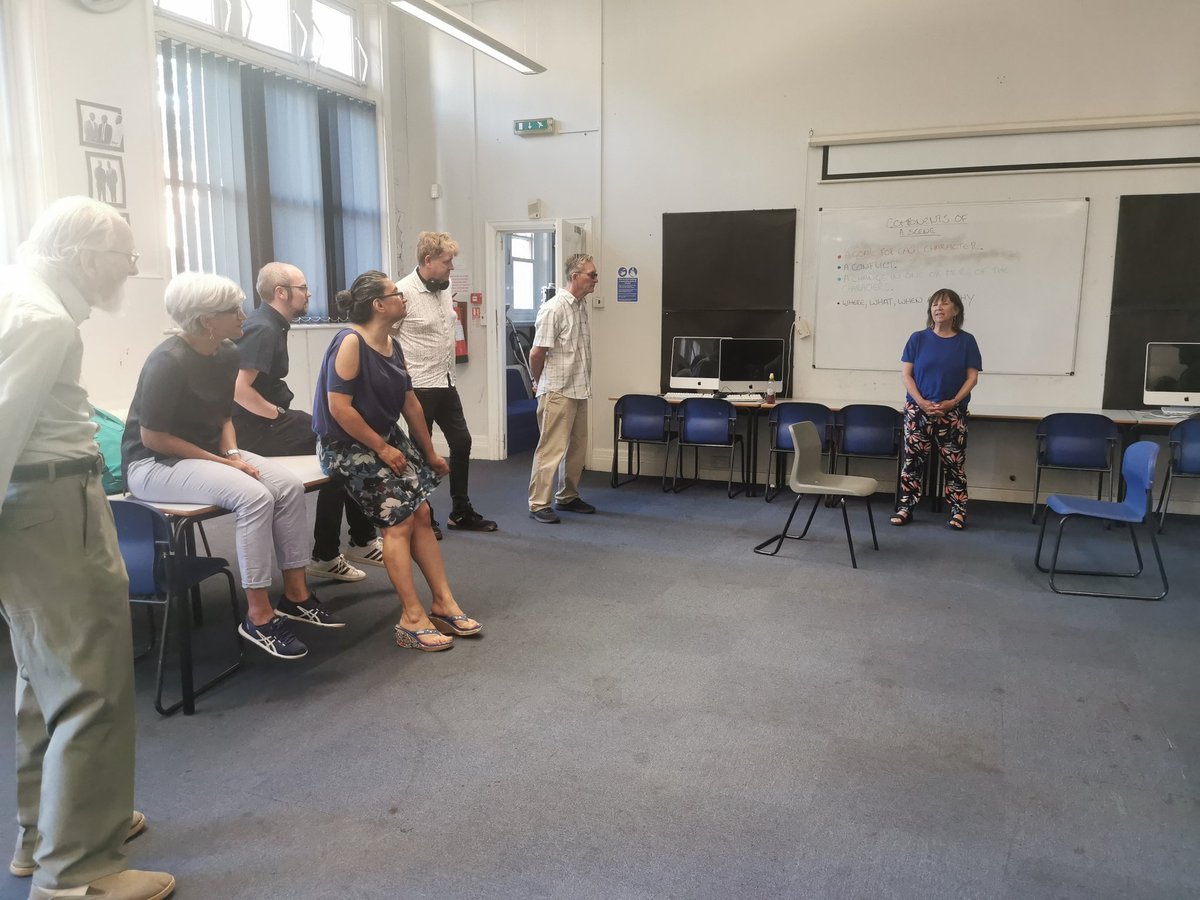 NottsRebels's tweet photo. Wonderful session this evening, working on text, emphasis and pause to help create characters for our next big project!
#37plays
#NottinghamRebels https://t.co/wG3hsWKiej