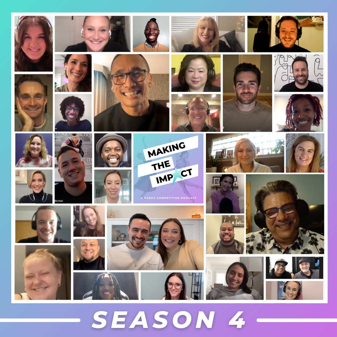 IDAadjudicators's tweet photo. 🎙That's a wrap on Season 4 of Making The Impact - A Dance Competition Podcast! We will miss you during our summer hiatus but don't worry - Season 5 will be here before you know it launching on 9/7/23. Wishing you a dance filled summer! #MakingTheImpact https://t.co/ySi2A0g1aV