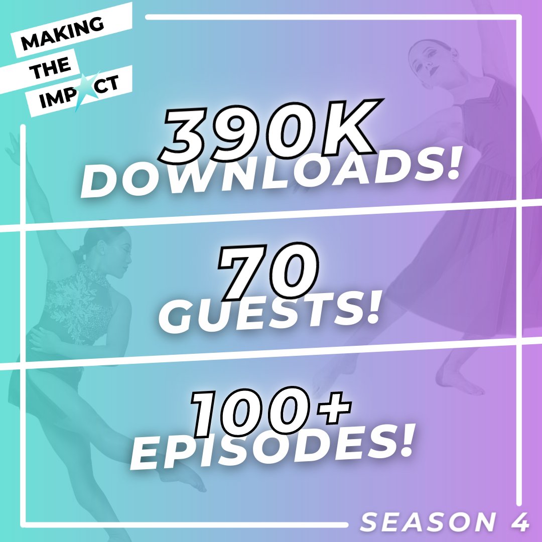 IDAadjudicators's tweet photo. 🎙That's a wrap on Season 4 of Making The Impact - A Dance Competition Podcast! We will miss you during our summer hiatus but don't worry - Season 5 will be here before you know it launching on 9/7/23. Wishing you a dance filled summer! #MakingTheImpact https://t.co/ySi2A0g1aV