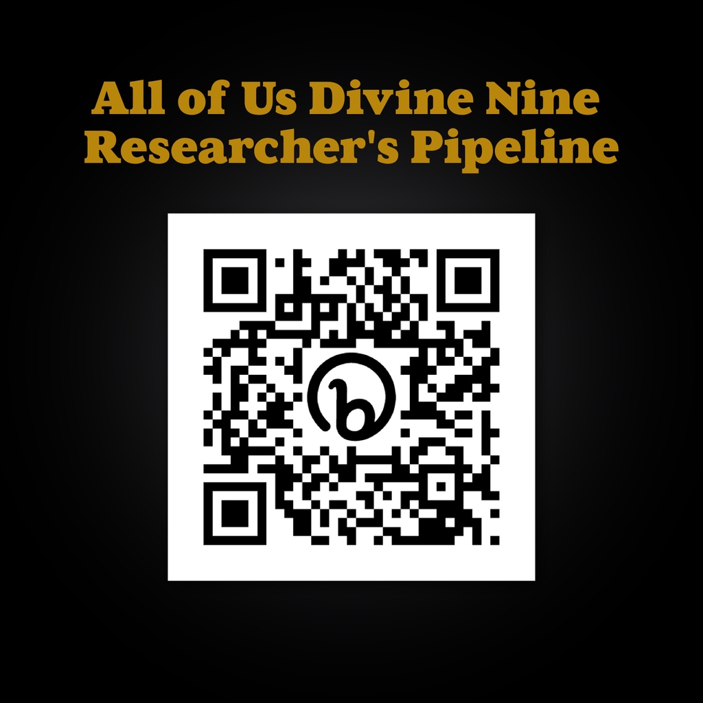 Alpha Phi Alpha Fraternity, Inc. is proud to announce the Divine Nine Researchers Pipeline Initiative 

For more information, register for the mandatory session by visiting the link on the flyer.

Please share.

#APA1906Network #MenOfDistinction #AllOfUsResearch