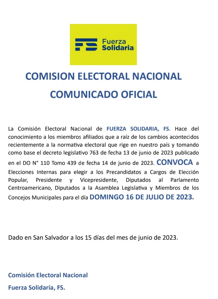 #EleccionesInternas #FuerzaSolidaria