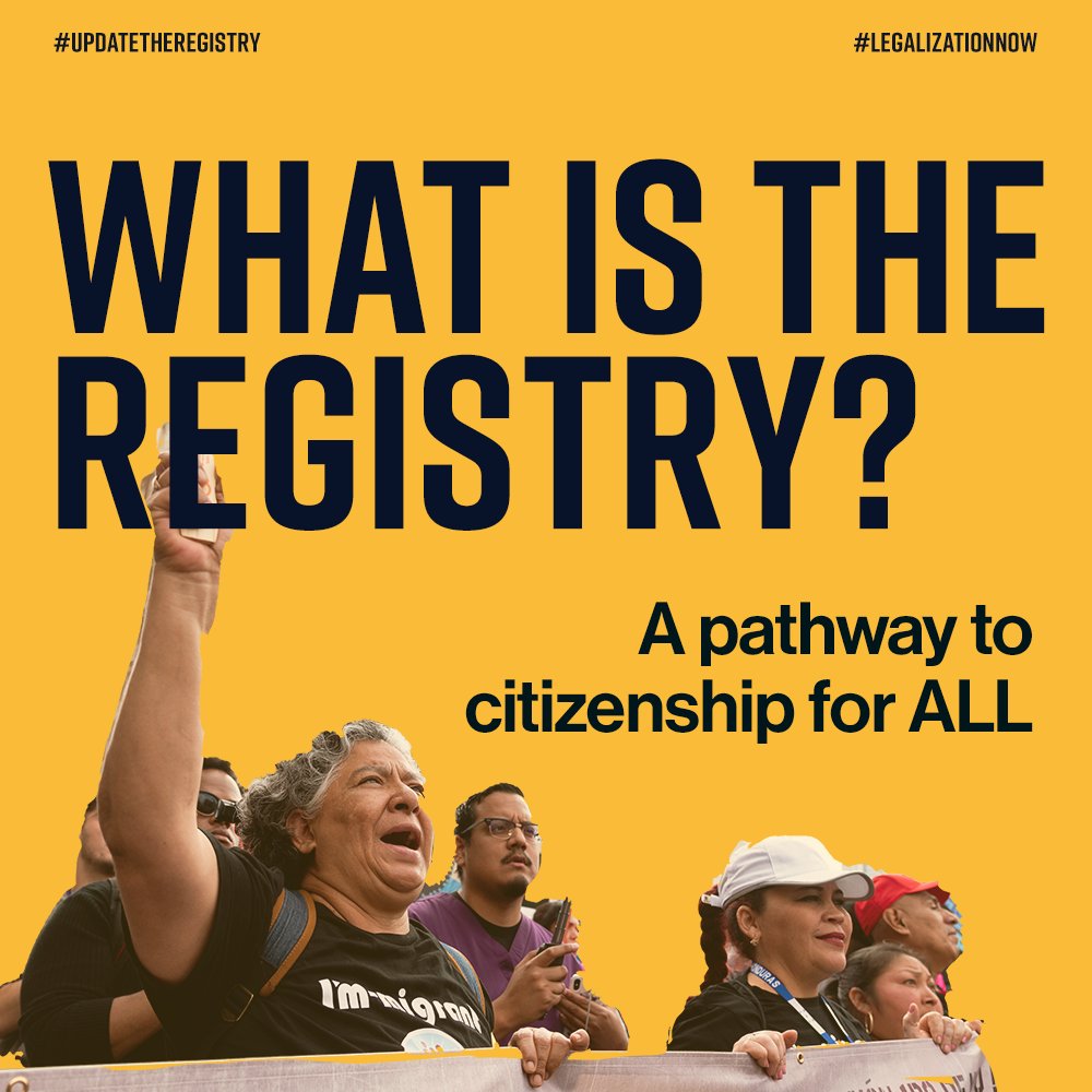 jactioncenter's tweet photo. 🦋11 years ago, undocumented youth won DACA, but the fight hasn't ended! Congress must act NOW to #UpdateTheRegistry to provide a pathway to citizenship not just for #DACA holders, but all those who dreamed before us.🦋 #CitizenshipNow #LegalizationNow #SiAlRegistro https://t.co/I9v0IvybFn