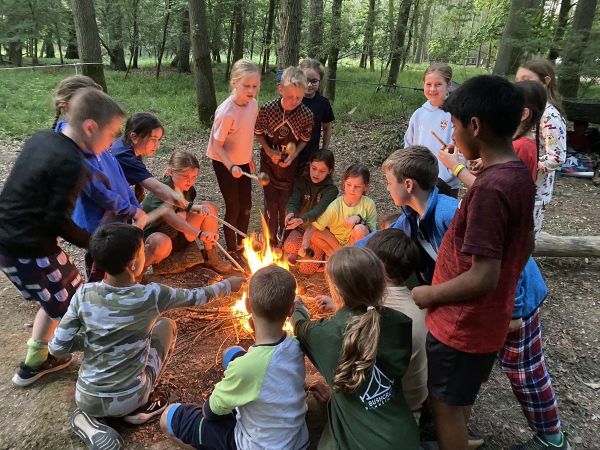RGSTheGrange's tweet photo. Year Four have had a fabulous evening competing in โTribes Got Talentโ and are just toasting some apples before bed โจ๐ฅ๐ #SleepingUnderTheStars #Bushcraft https://t.co/gwDwK0oH1y