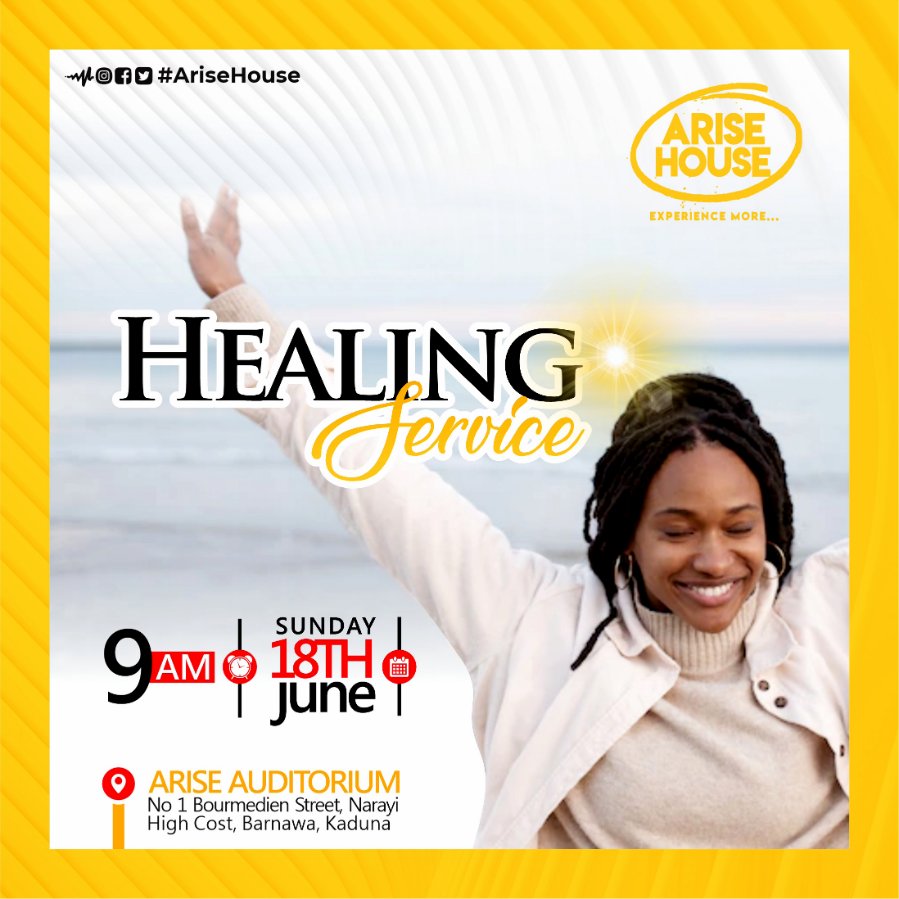 AriseHouse's tweet photo. Join us this Sunday @ Arise House. Experience God's Healing Power. See you there! https://t.co/6mg5OhTj2l