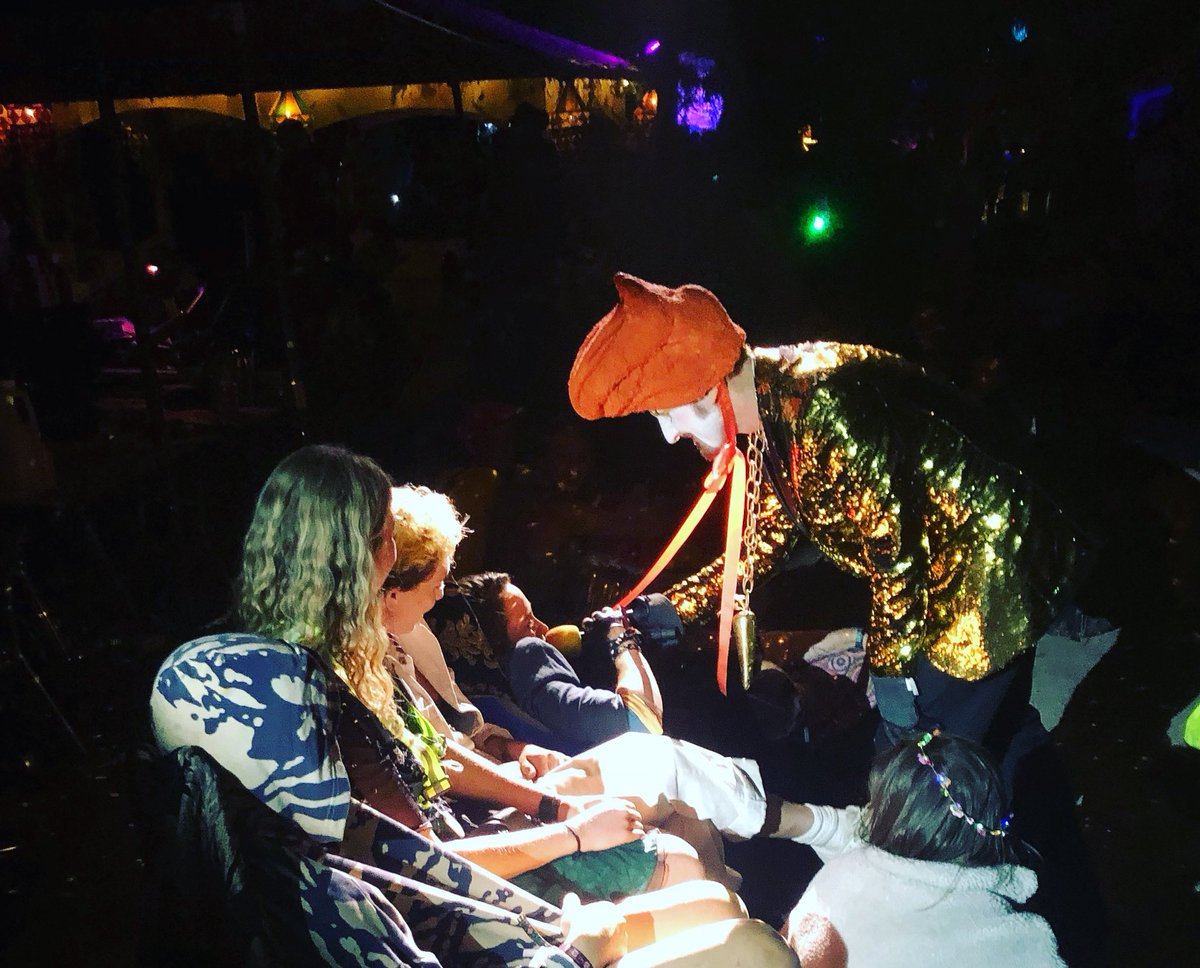 Had a grand time with my clown gang <a href="/foufouha/">wafae zamri</a> who rocked the main stage at the festival-that-cannot-be-named (if you know, you know). Tons of improv,  ended calling an audience child psychologist father onstage to inquire about her childhood and why she wasn’t read fairytales.