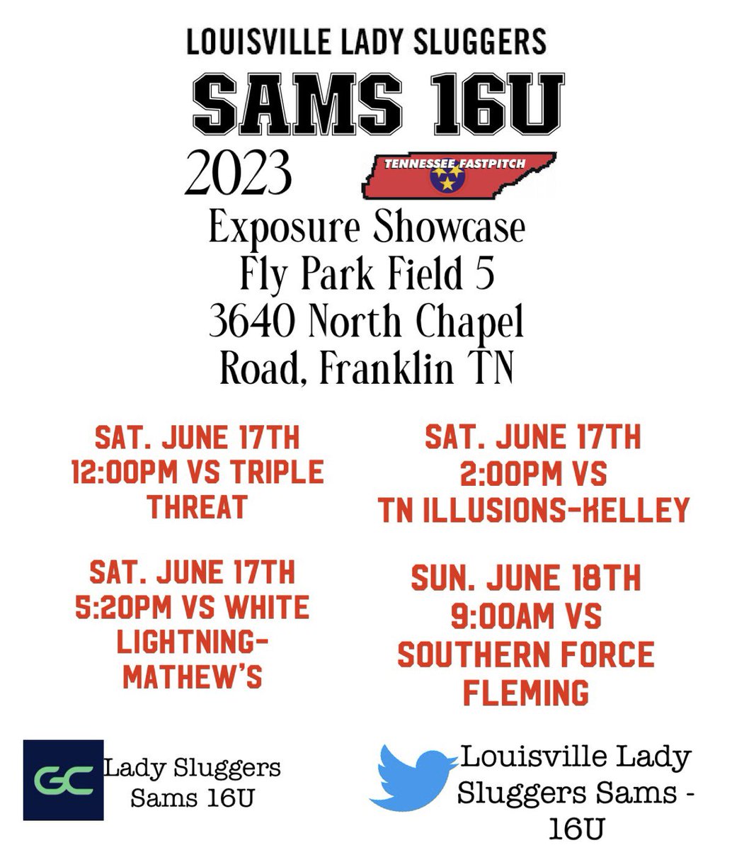 Louisville Lady Sluggers - Sams 18U tweet media