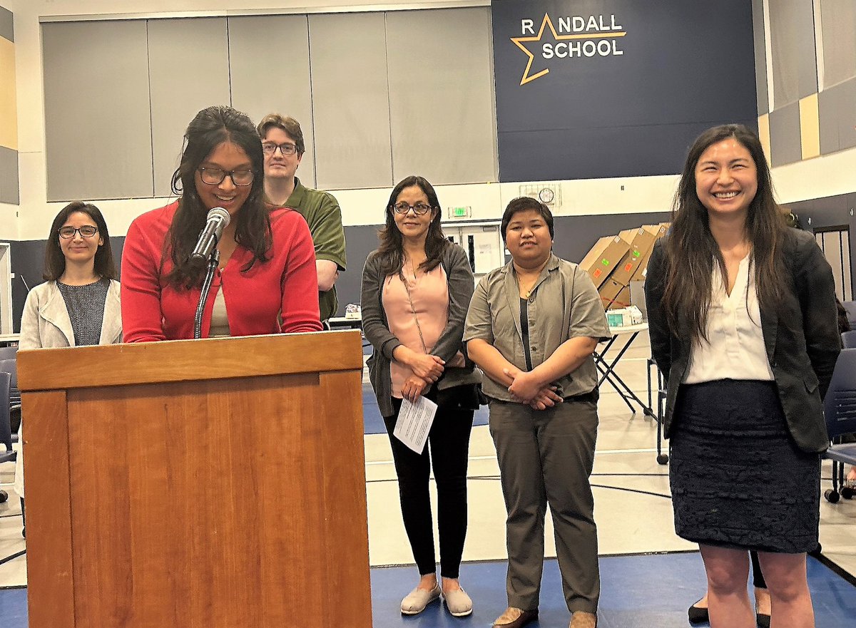 #MilpitasHS’s Satvika Iyer was honored by the #MUSD Board for being named the 2023 #NatureBridge Student of the Year for her environmental advocacy.

Satvika also presented, along with the #SNS team, on her initiative to bring more vegetarian options to the #MHS menu.