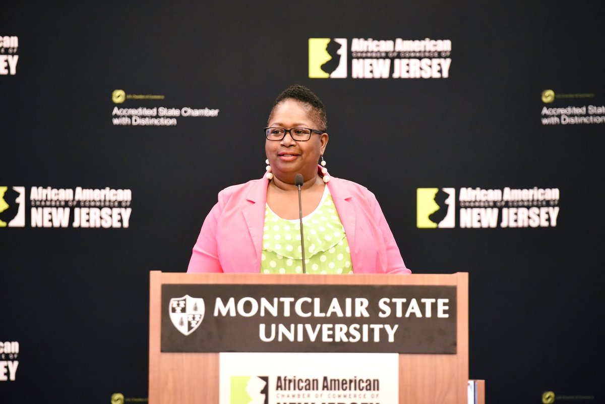 .@GovMurphy & @NJDCA Chief of Staff Kimberly Holmes spoke at the @AACCNJ 2023 Juneteenth Black Business Expo, themed 'A Legacy of Excellence' held at @montclairstateu. 👏🏾