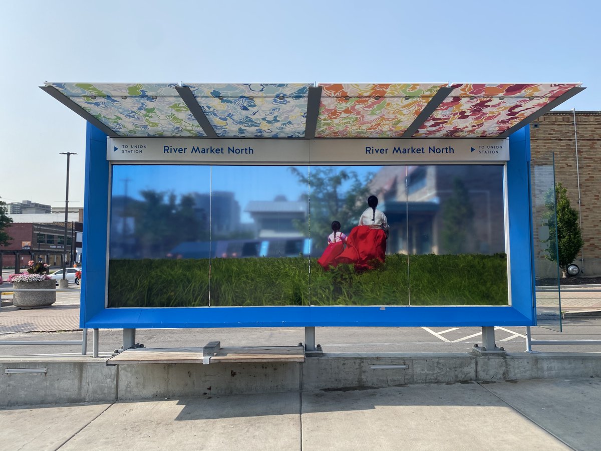 It's time to CELEBRATE the 2023 <a href="/ArtintheLoop/">Art</a> program.  Visual art installations went up this week, w/ more coming online later this month &amp; next month. Hop on the #kcstreetcar to check them out!