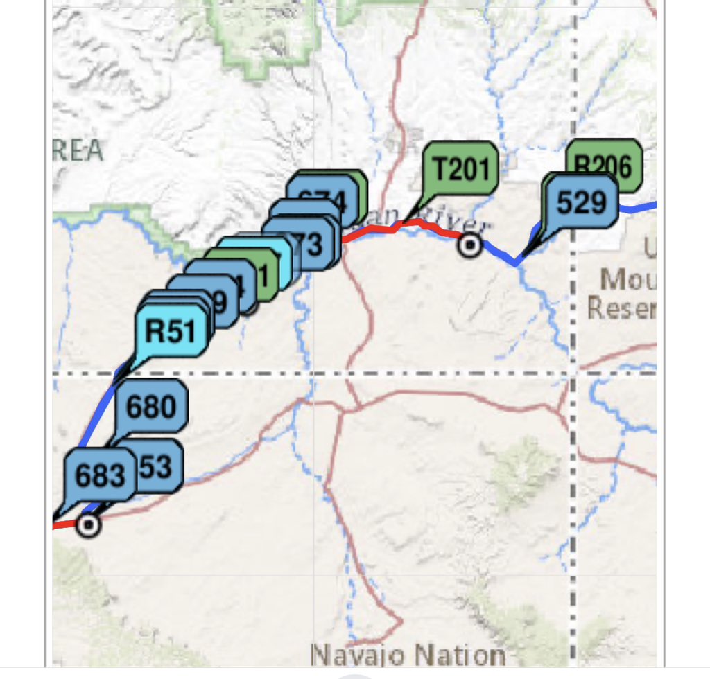 Very favorable winds for #RAAM2023 leaders. 🚴🏻💨💨🚀Could this be one of the fastest RAAM races ever? #raam #dotwatchers  #rideacrossamerica @NoLimitsLeah