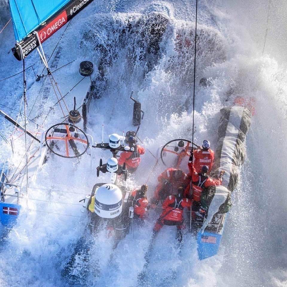 Efsane yarıştan çarpıcı bir kare ⛵️ ♨️Volvo Ocean Race 💙