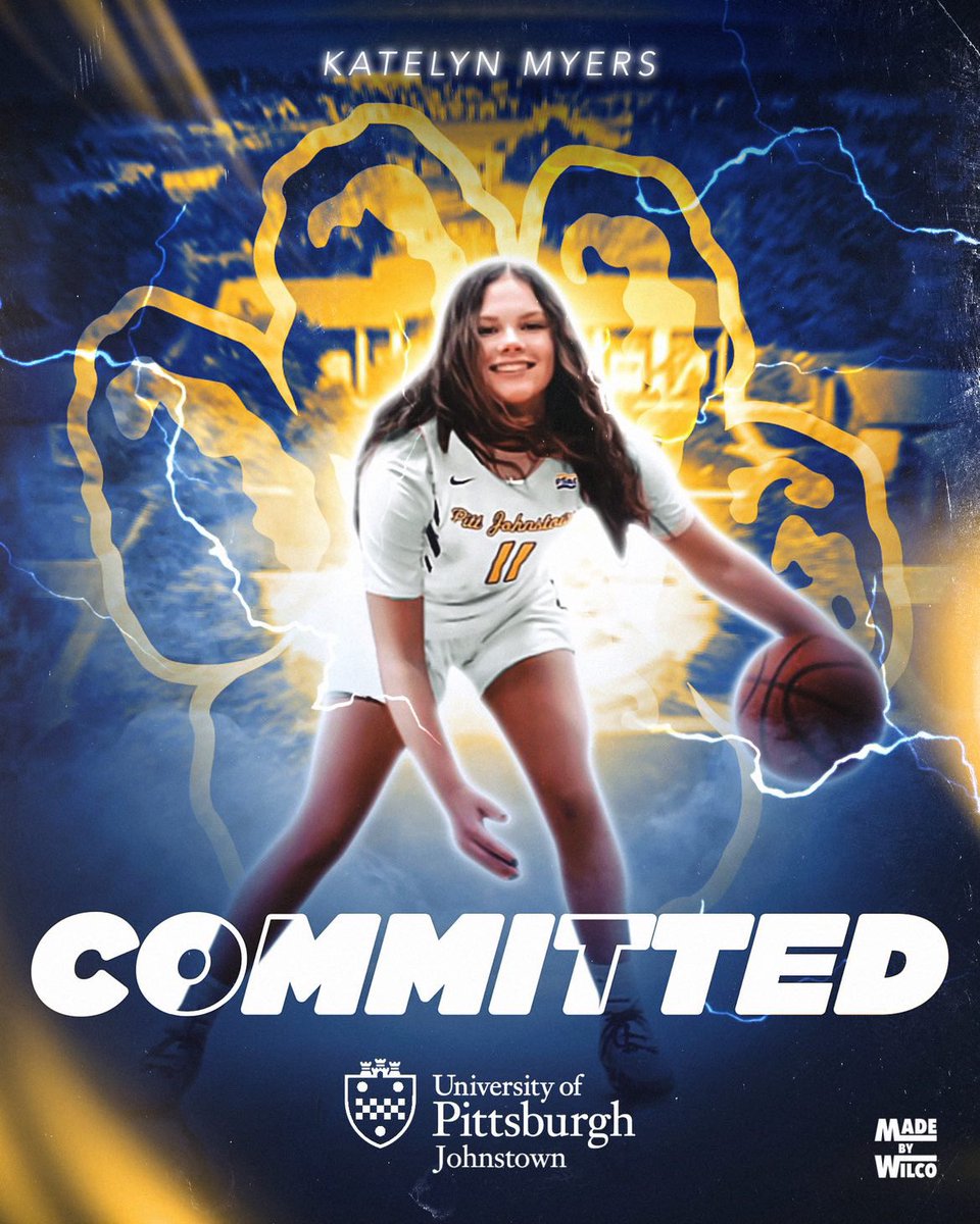 katelyn_myers12's tweet photo. Incredibly excited and blessed to say I am committed to the University of Pittsburgh at Johnstown! Go Mountain Cats 💙💛
@SLAAMBASKETBALL @Slaam24Norman @HighlandsAthl @upj_wbb https://t.co/yUwLNuHIHG