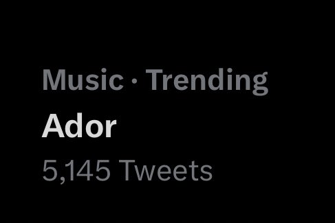 got Ador trending for being useless 😭