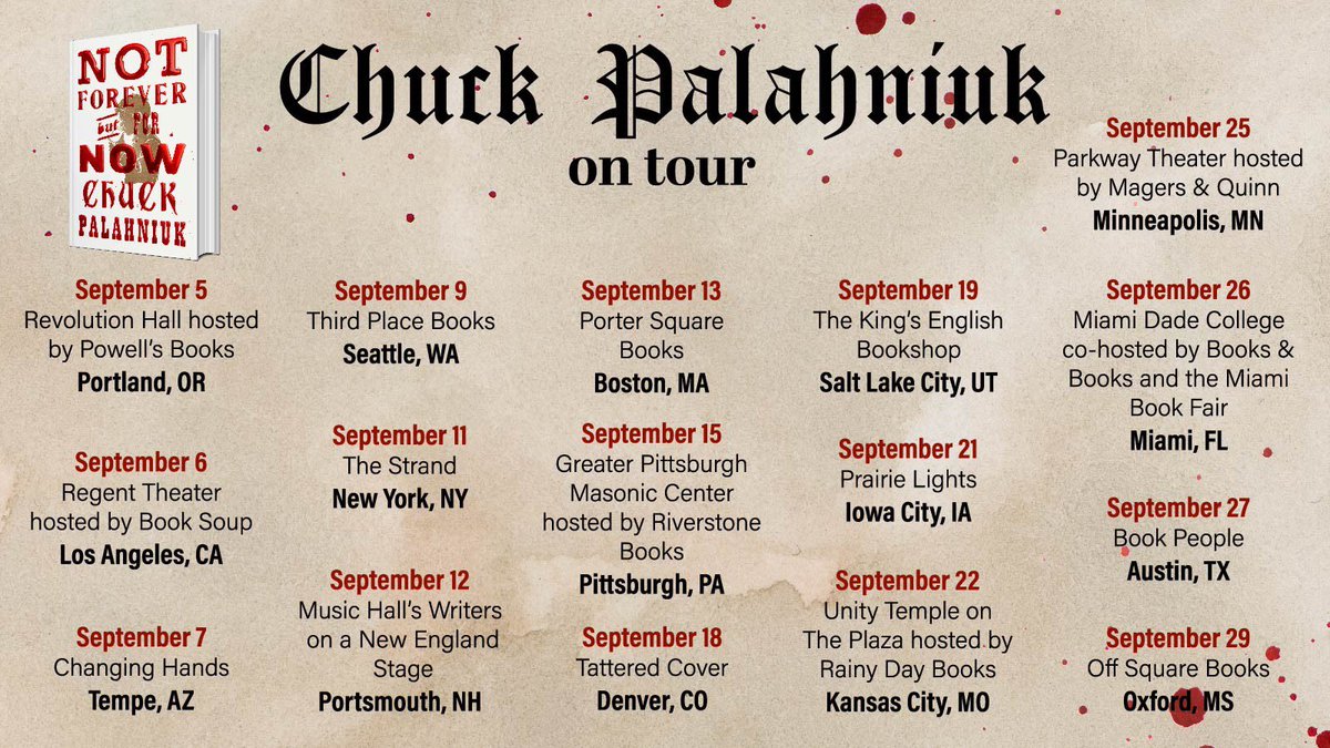 Chuck Palahniuk tweet media