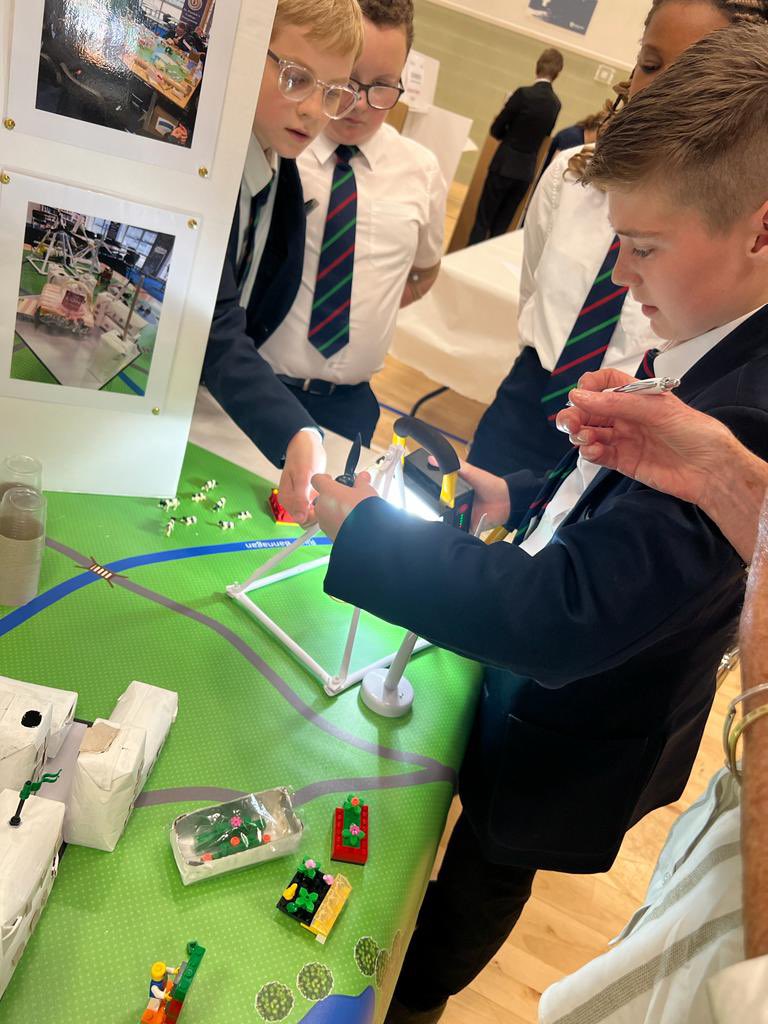 StPatsCollege's tweet photo. Well done to Evan, Darragh, Ervinas and Carolina who represented our year 8 pupils who designed the sustainable city as part of the @SentinusNI Sustainable Cities project at the showcase event yesterday. https://t.co/Fs3vr7zfld