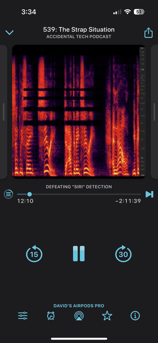 Apple cuts out certain frequencies when they say “Siri” in WWDC keynote to prevent accidental Siri triggers. <a href="/atpfm/">Accidental Tech Podcast</a> shares this in their latest episode. Really fascinating.