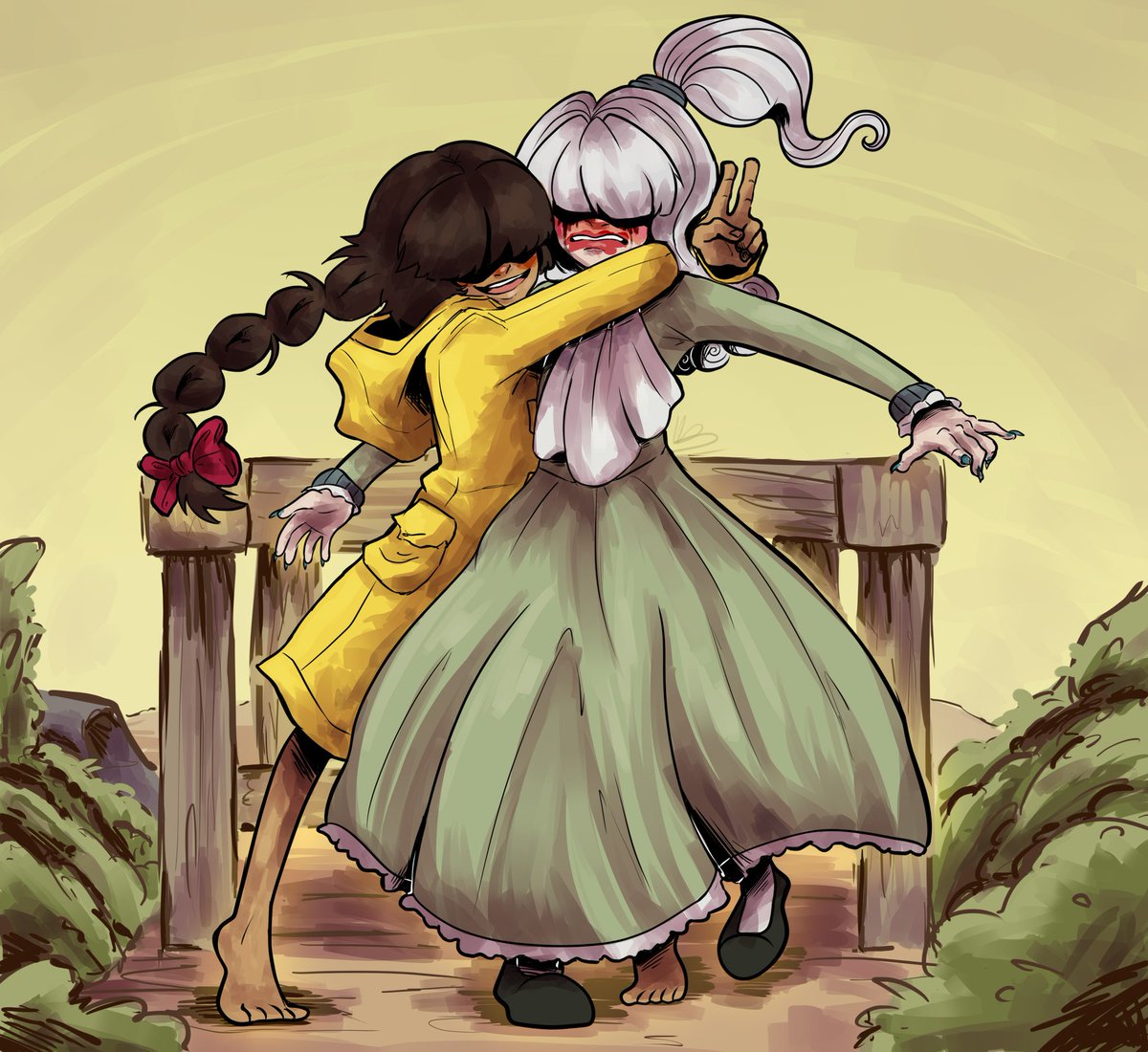 queen0fm0nsterz's tweet photo. CHEESE
❤💚
#LittleNightmares #VeryLittleNightmares #fanart https://t.co/Oze5D0mNK7