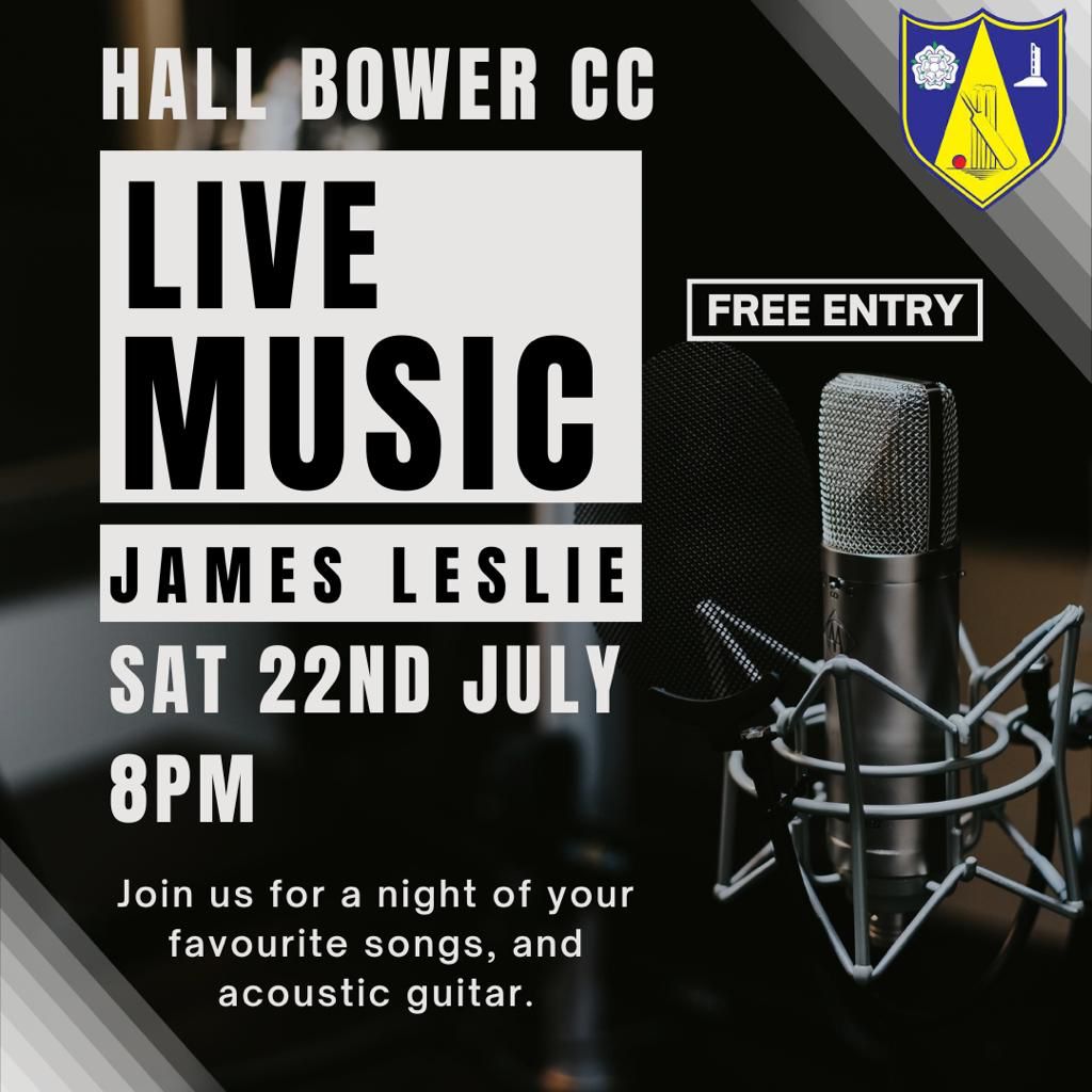 Events coming up at Hall Bower 

18th June Huddersfield U11s v Bradford U11s 1pm Bar open
1st July Boothy's Quiz
22nd July Music from James Leslie