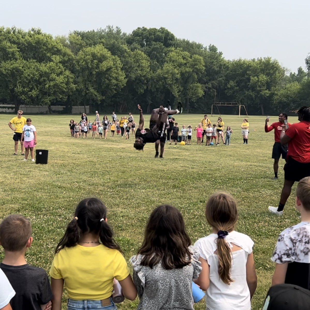 Great time playing with the @SYC427 OSCAR pups today. Surprise, surprise… we were the last ones off the playground! #BackFlipBackFlip #theHardWay