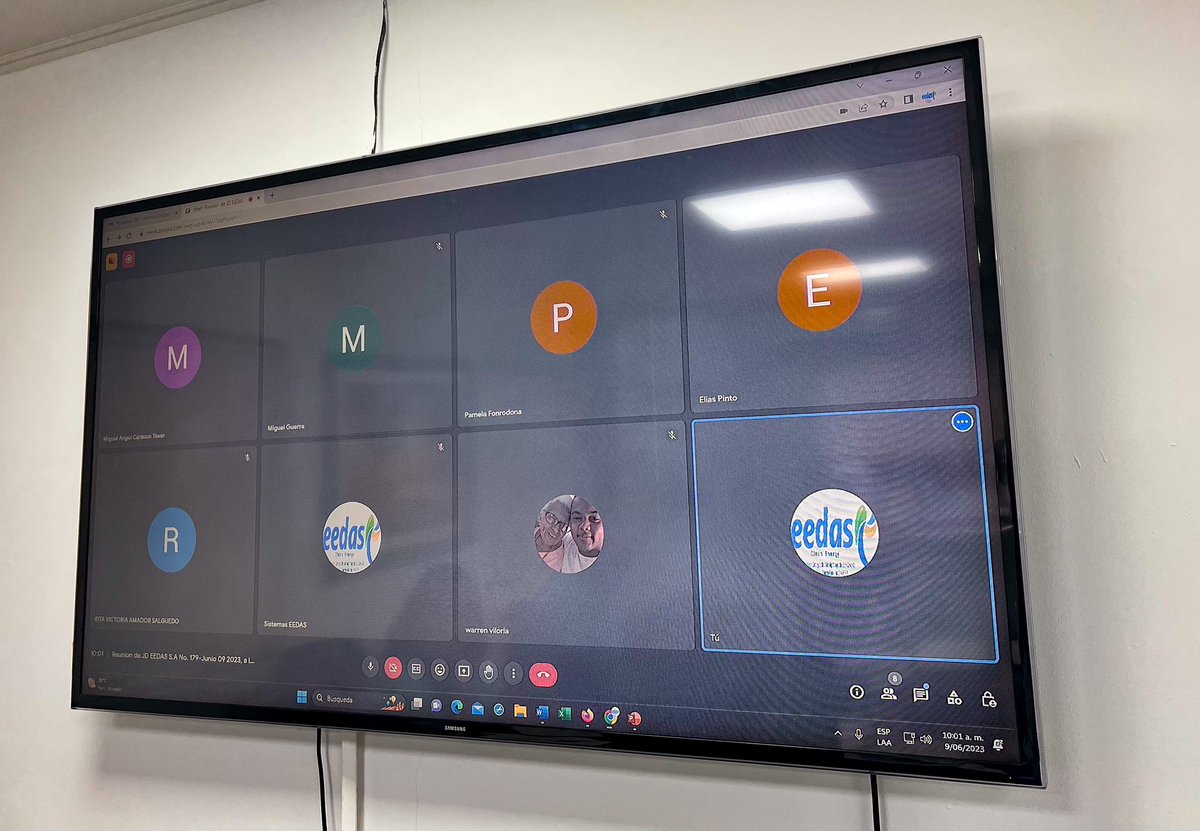 #EEDASCleanEnergy celebró su #sesióndejunta No 179

En la reunión se presentaron los #informesfinancieros a corte 30 de abril, se aprobaron las #actas de la #juntadirectiva pendientes y se presentó la #solicitud para la #autorización de #presentación de propuestas de #proyectos.