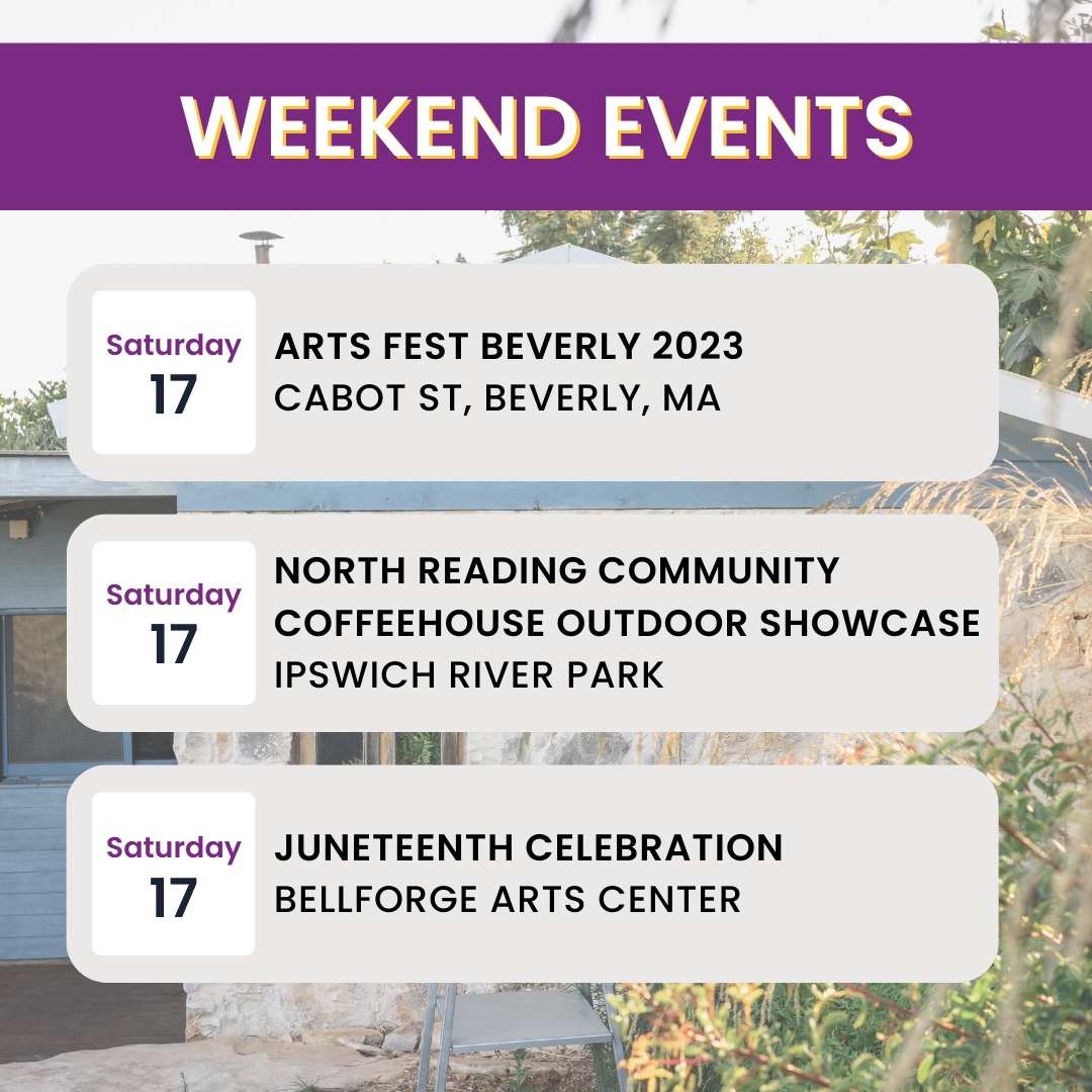 QRealtorMA's tweet image. Here&apos;s a few local events happening this weekend! How&apos;re you planning to spend the coming weekend? 🎨🌳🏠️

#localrealtor #localevents #community #qrealtorma