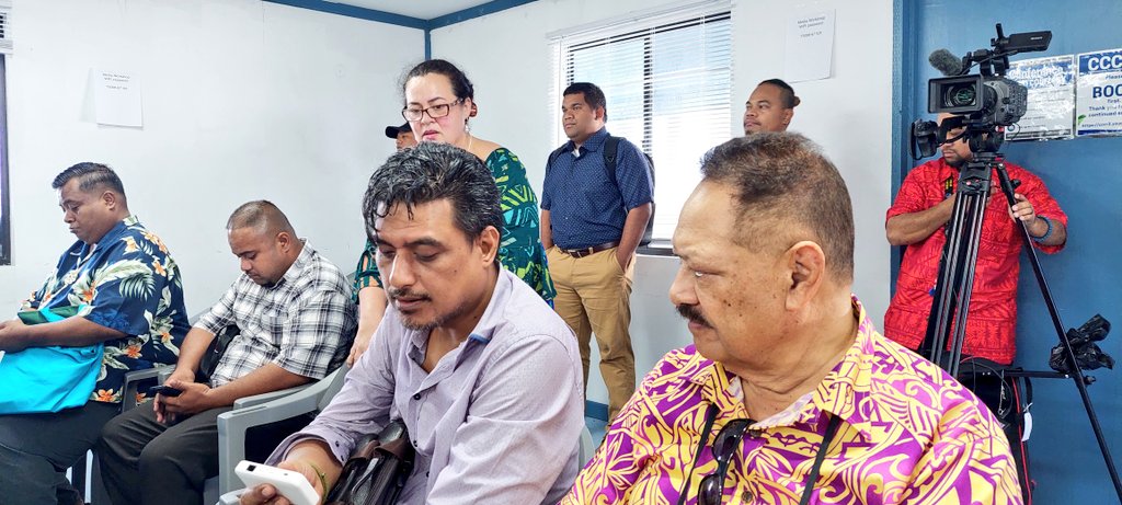 Pacjn1's tweet photo. PACJN is happy to partner with Pacific Media Institute,  Inc. #RMI on 'Democracy, elections and media workshop' for government/NGO public information officers. PACJN for first time will be presenting the Teieniwa Anti-Corruption toolkit for Journalists  @JohnHydePerth @ginakekea https://t.co/tN3UJzd13d