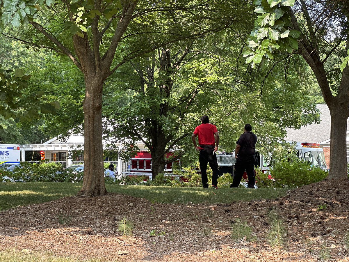 JoshConnerTV's tweet photo. Still a heavy presence of emergency vehicles at Spring Arbor Senior Living, where Raleigh FD say they responded to a 2 alarm fire. 50 residents have been evacuated, no injuries reported so far. @SpecNews1RDU https://t.co/Zz5K551O0G