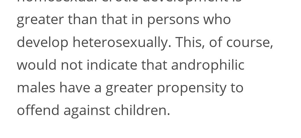EndHomestead's tweet photo. @whatley_brady @stevanzetti I see you conveniently left out the last sentence of that 1992 study by Freund and Watson that specified that gay men were NOT more likely to offend against children than heterosexual men. I wish I were surprised. https://t.co/uc7FIlgIee