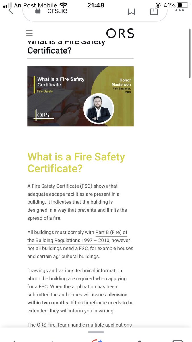 duzBme's tweet photo. Stephen Kerr @IrishInquiry ๐๐๐
Does Breaffy House Castlebar County Mayo have a fire safety cert? #FSC @TomGilliganMCC @rodericogorman @MayoCoCo https://t.co/Zannb6Y6qb