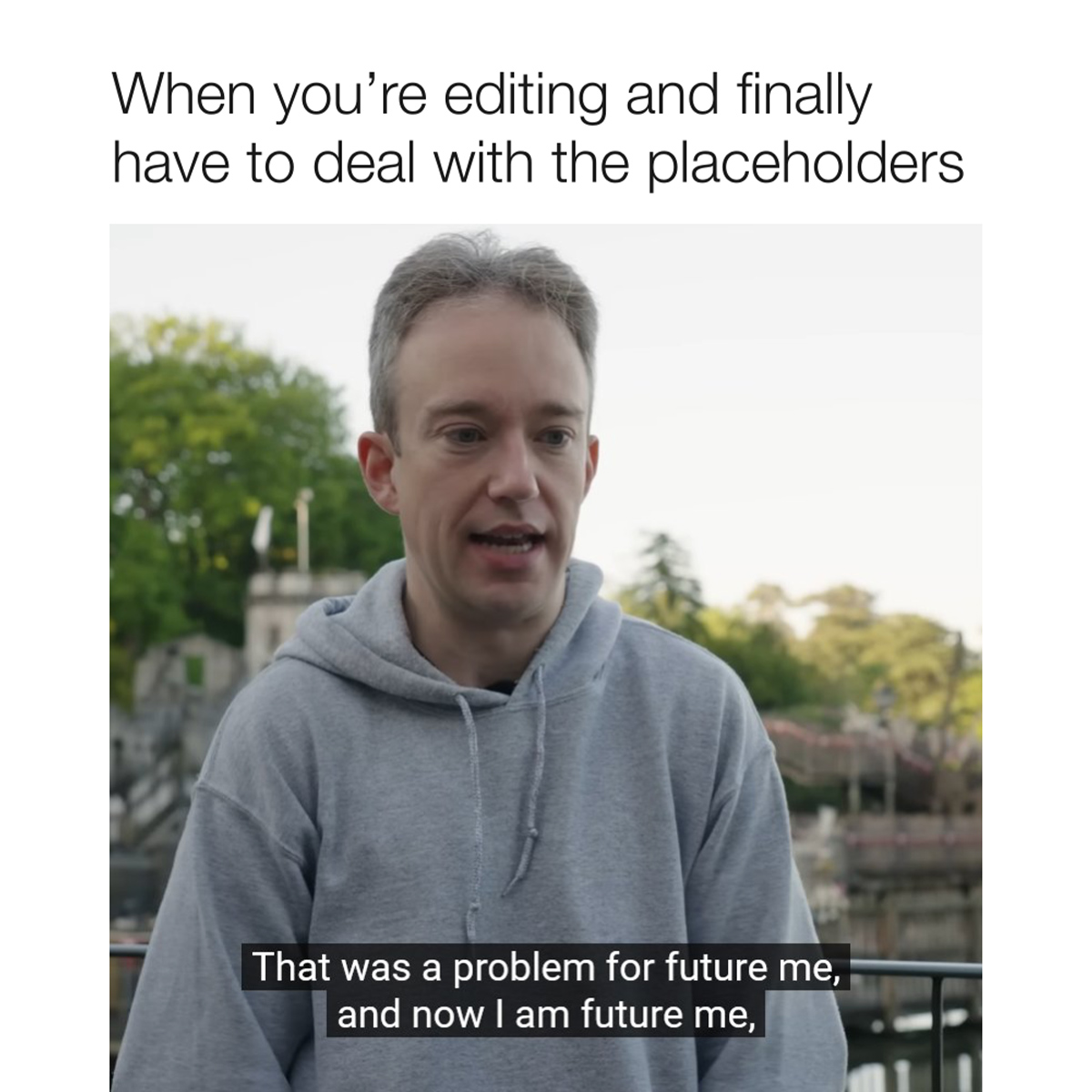 ACFWTweets's tweet photo. We know exactly how this goes...do you?
Do you use a placeholder? Capitalize? Highlight? How do you deal with those pesky placeholders that need to be filled in?
#writingfunny #writingcommunity #acfwcommunity https://t.co/8Oix2ZoHs2