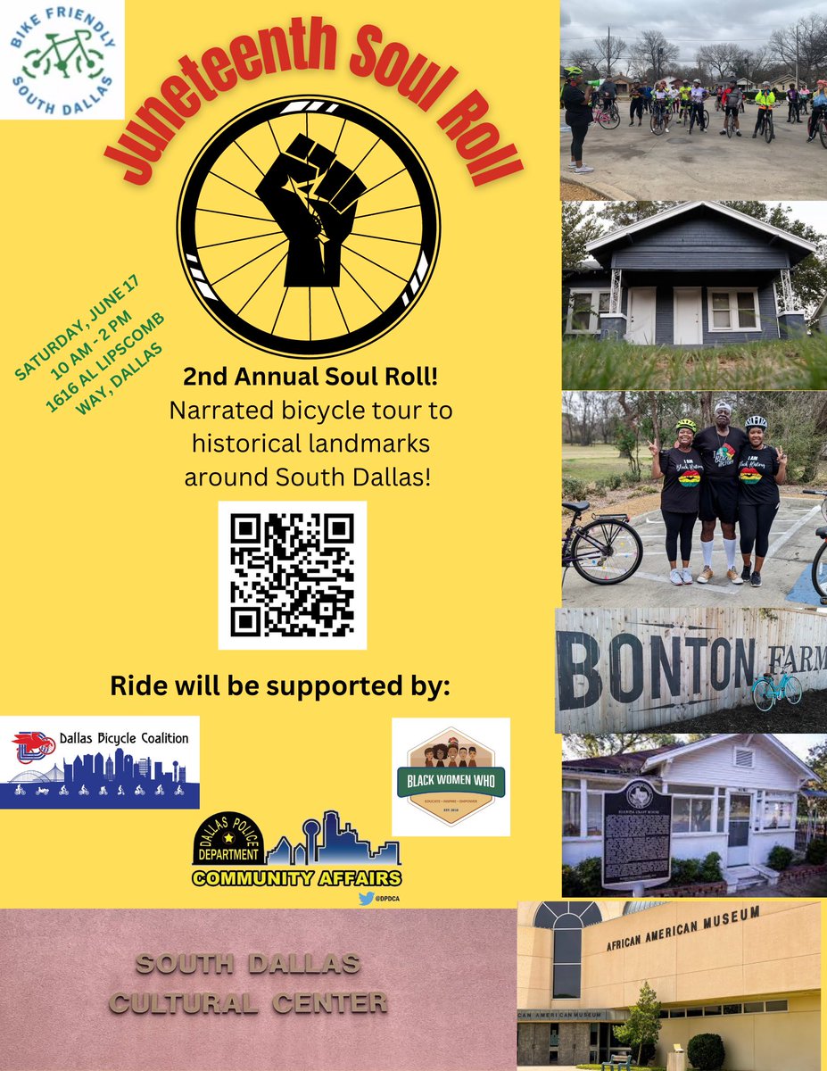 BFSouthDallas's tweet photo. #Juneteenth2023 #bicycling https://t.co/vKPxA6DvY8