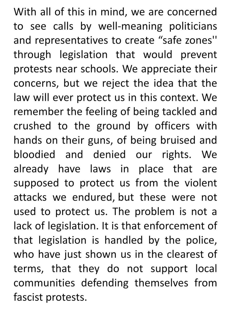 CommunitySolid2's tweet photo. Statement continued (2/3) https://t.co/5v7RimlsME