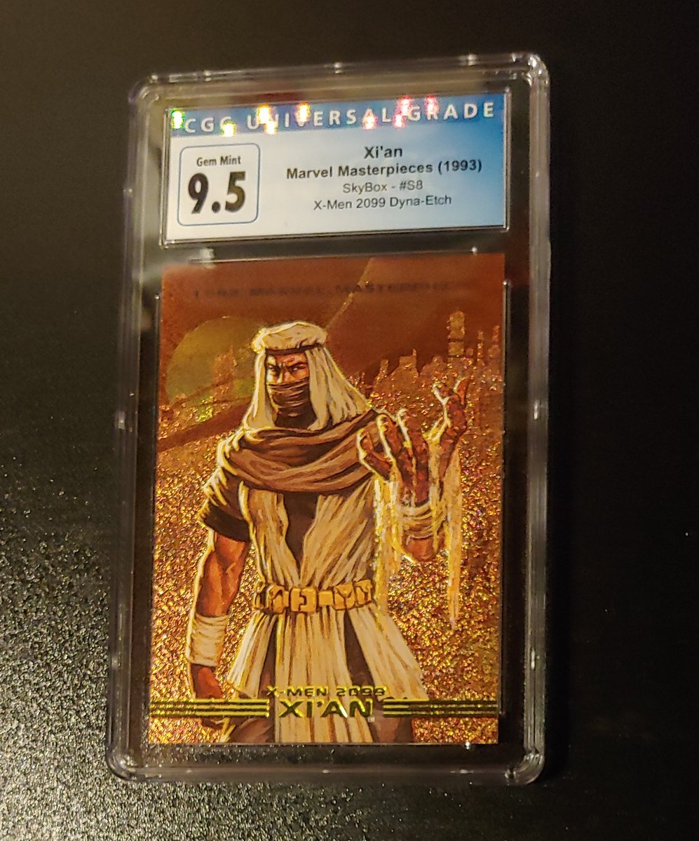 NR8411's tweet image. Got my new card this week. These CGC graded cards are just amazing! Couldn&apos;t be happier with them. 2099! #marvelcards #cgccards