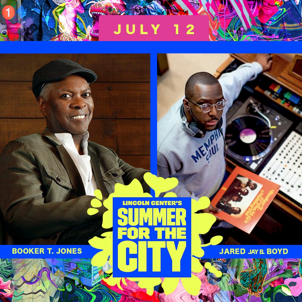 Meet us in the city! We're headed to New York to  join our friends at @bossradio66 and <a href="/tunein/">TuneIn</a> for a night of Memphis music at <a href="/LincolnCenter/">Lincoln Center</a>. <a href="/BookerTJones/">Booker T. Jones</a> will be sitting in with the <a href="/StaxAcademy/">Stax Music Academy</a>. Before it all goes down, <a href="/JaredJayBBoyd/">Jared 'Jay B.' Boyd</a> will sit with Jones for an interview.