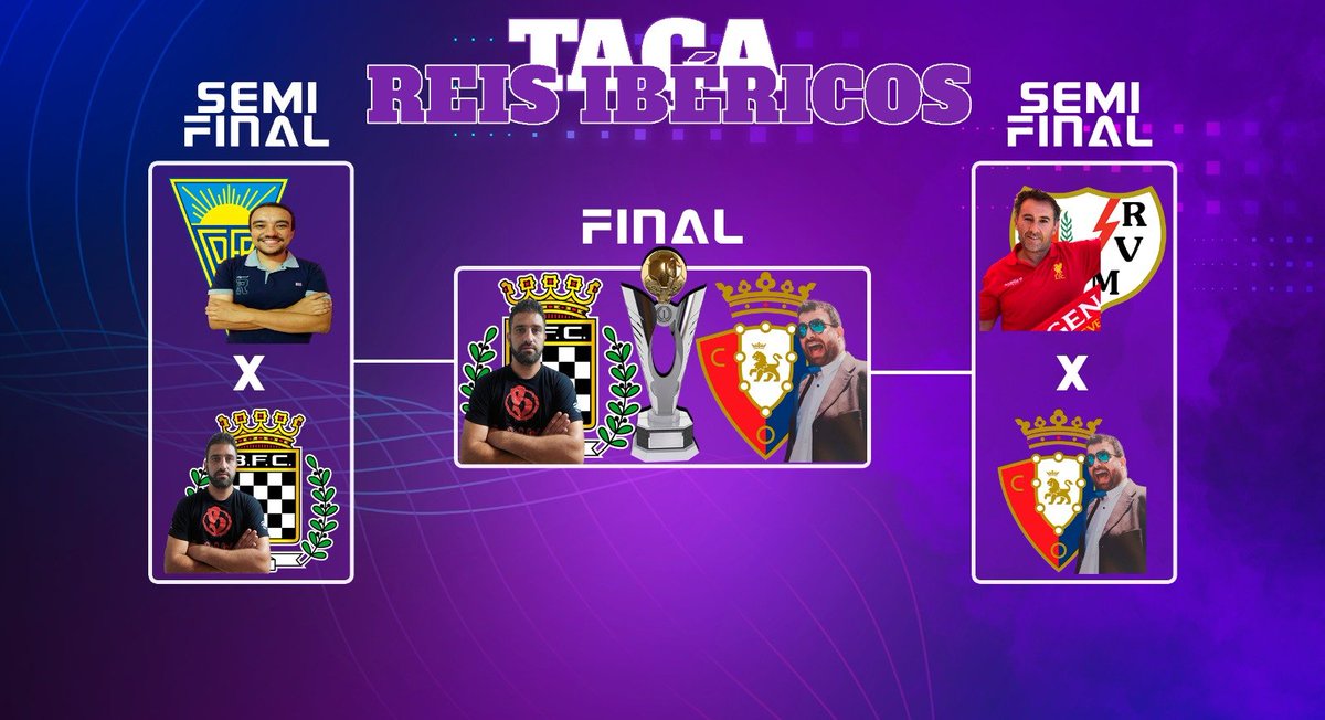 MLA_SS_2023's tweet photo. A final da #TaçaReisIbericos também já está definida! De um lado, o @boavistaoficial que passou pelo @estorilpraiasad, do outro lado, o @Osasuna bateu o @RayoVallecano pra chegar nessa final. Para quem vai sua torcida?

#Boavista
#Osasuna 
#FMON  
#FMOnline 
#MLA https://t.co/xN8yxQmAdE
