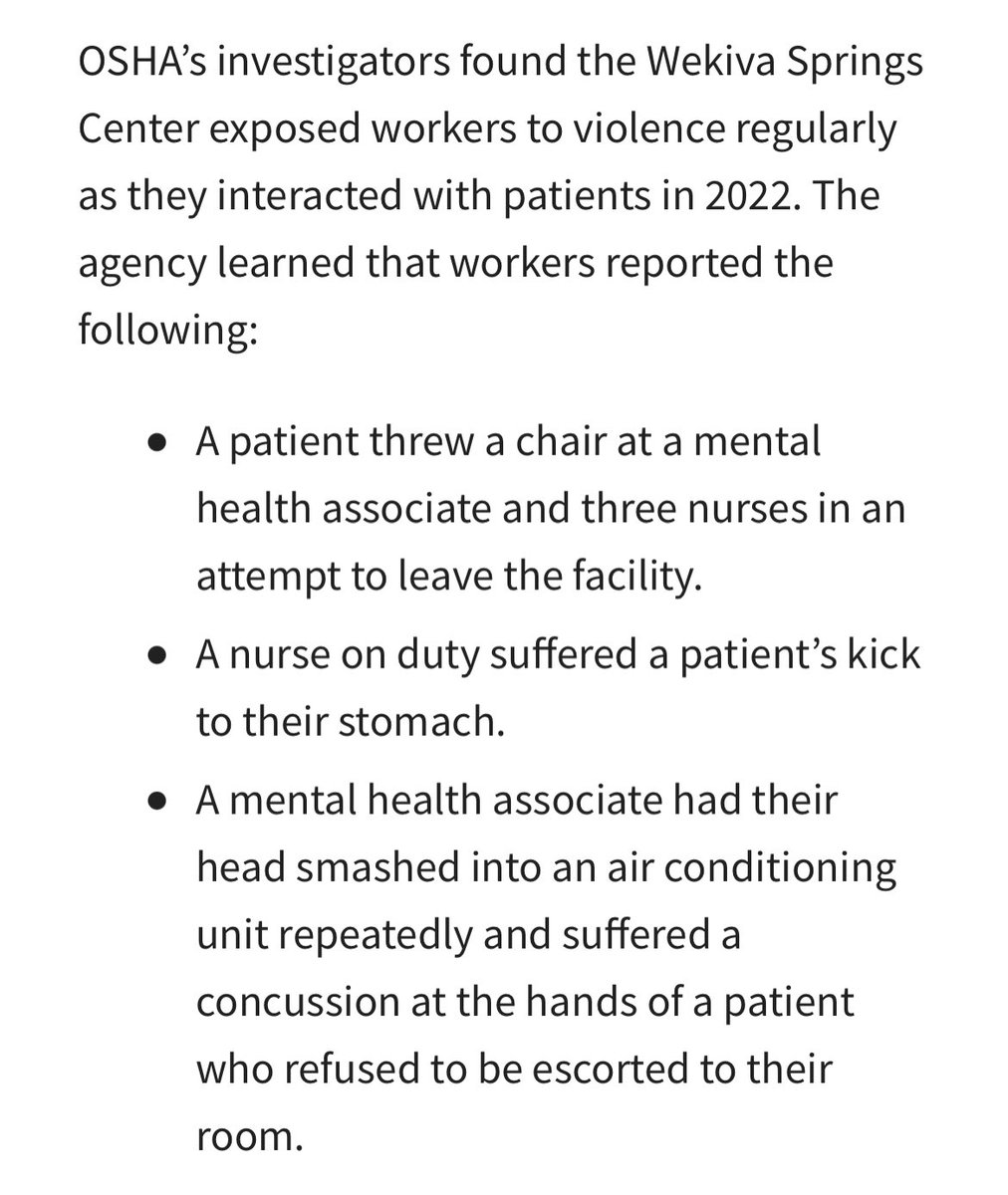 davenewworld_2's tweet photo. Meet Sheila Carr, the CEO of Wekiva Springs Center, who put all her workers in danger.

https://t.co/xEhjOWPIAu https://t.co/IDnwhLeFNK