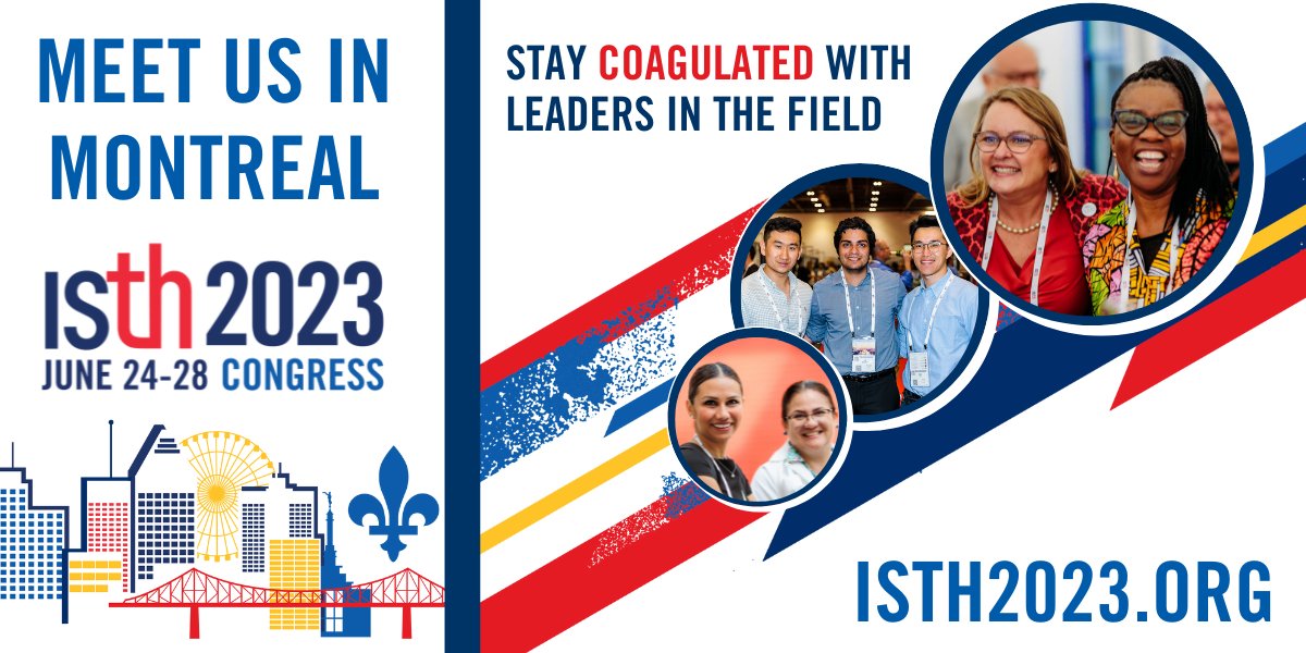 isth's tweet image. See you soon at #ISTH2023! You can still register for in-person or virtual attendance at isth2023.org