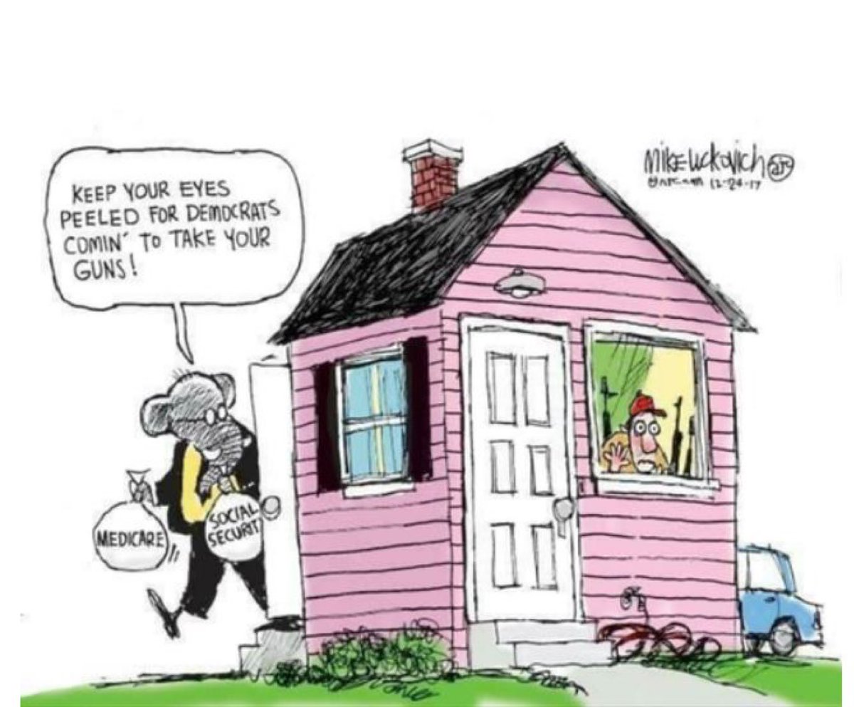 IF REPUBLICANS TAKE OVER, they will cut Social Security and Medicare. 

They don’t care if seniors get thrown in the streets if they can’t pay rent. They’ll say, move-in with relatives.

Congresspeople, however, will STILL get paid.

#HandsOffSocialSecurity
#ResistanceUnited 
👇🏼