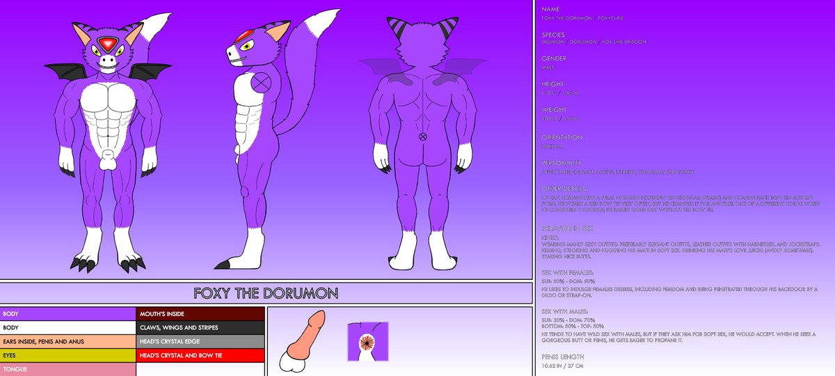 Digi_4_InHeat's tweet photo. My Digisonas Reference Sheets...  

AngelGatomon ♂️ (AngelGato) 
AngelGatomon ♀️ (AngelKitty) 
Foxy the Dorumon (FoxyCutie) 
Chica the Piyomon (ChicaCutie) https://t.co/Hu9h99kFqq