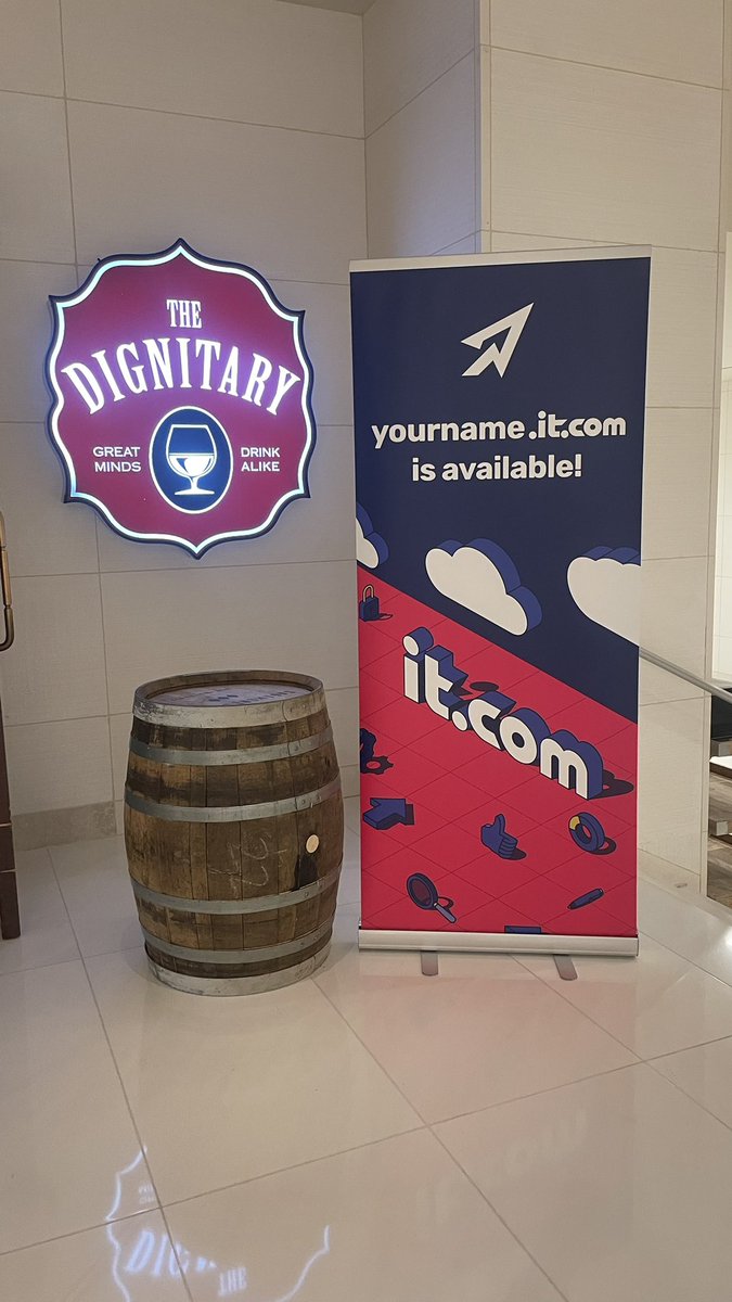 ICADomains's tweet photo. An immense thank you to all our guests and our sponsors @get_itcom and @stevanLieberman for making 'Drinks with the ICA' at #ICANN77 a resounding success! ๐ฅ Your presence lit up the Dignitary Bar and made the evening truly memorable. Until next time! #ICAEvent #domains #ICANN https://t.co/DkQCxhw0zg