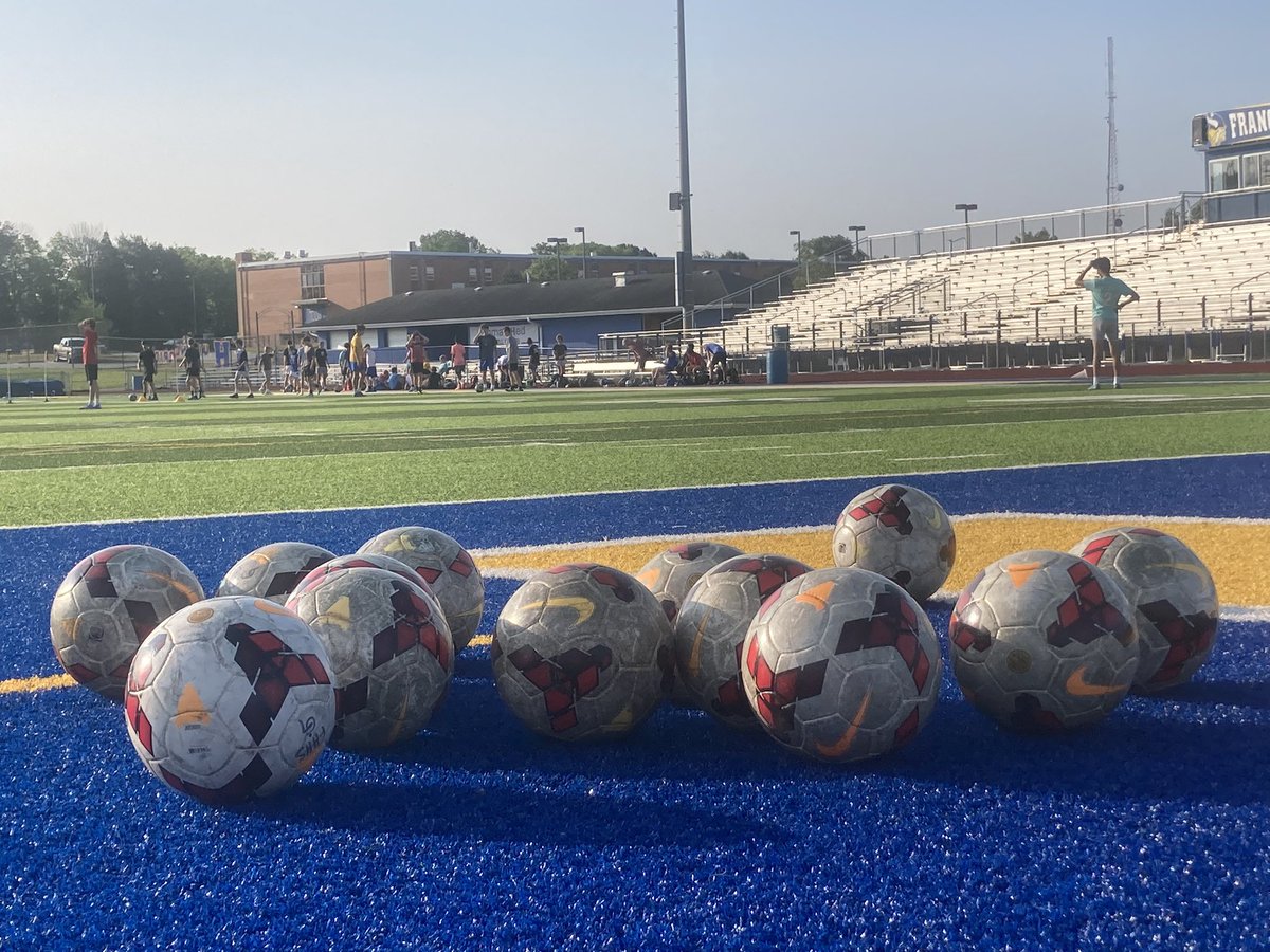 Today officially marked the start of summer keeper training. Looking forward to a great Fall season!