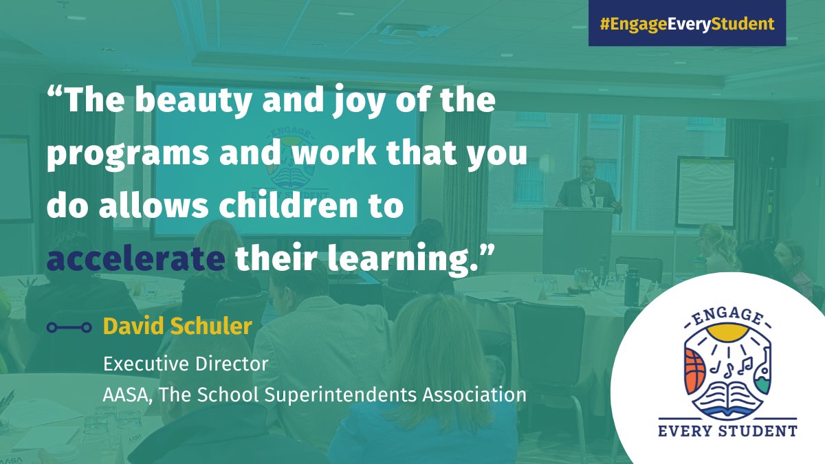 #TBT: Last month, AASA hosted an #EngageEveryStudent Summit in Chicago! Learn more about the summit and this call to action to provide high-quality out-of-school time learning opportunities for every child who wants to participate: links.aasa.org/eessummitmw