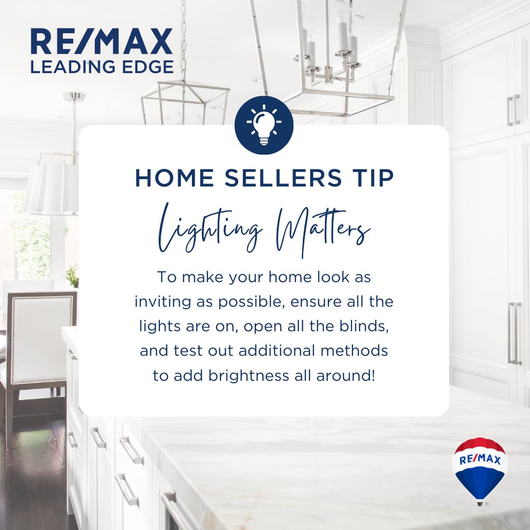 🏠 Make your home look as inviting as possible with this quick tip! 💡 

#lighting #bright #remax #weareremax #homeseller #quicktip #listing #maryland