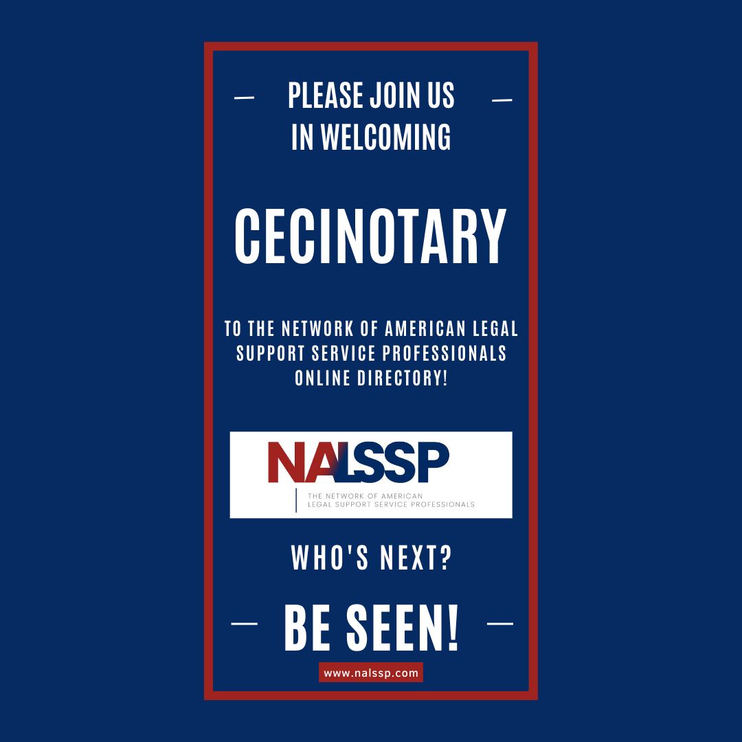 TheNALSSP's tweet photo. We See You @cecinotary! https://t.co/EGhXyn8Ac1 - https://t.co/lgSnb7hYaL WELCOME to The NALSSP Online Directory! #nalssp #mobilenotary #estateplanning #loansigningagent #houstontx #notarypublic #powerofattorney #remoteonlinenotary #eclosing #wills #trusts #crosbytx Who's Next? https://t.co/Z1kHE8Xn4Z