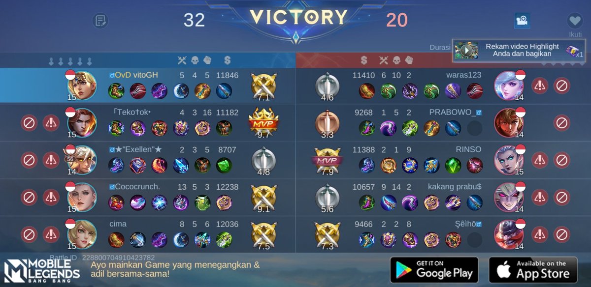 Ayo bergabung dengan tim saya, tantang semua Player MOBA terbaik bersama! 
r8qs.adj.st/appinvites?adj…