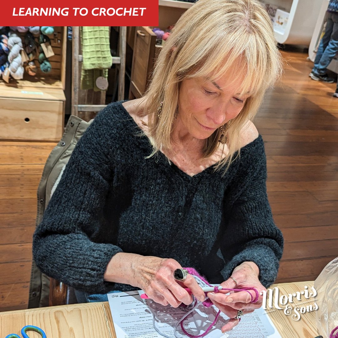 Morriswool's tweet image. 🌟🧶 Join our Learn to Crochet 4-Week Course and become part of our craft family! 🎉

Unleash your creativity, learn new skills, and create projects you&apos;ll be proud of. What&apos;s stopping you from starting? 🌿

#LearnToCrochet #MorrisAndSonsFamily #Empowerment