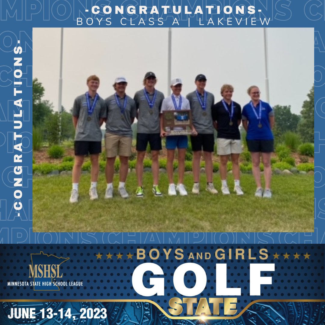 Minnesota State High School League on Twitter "Congratulations to our