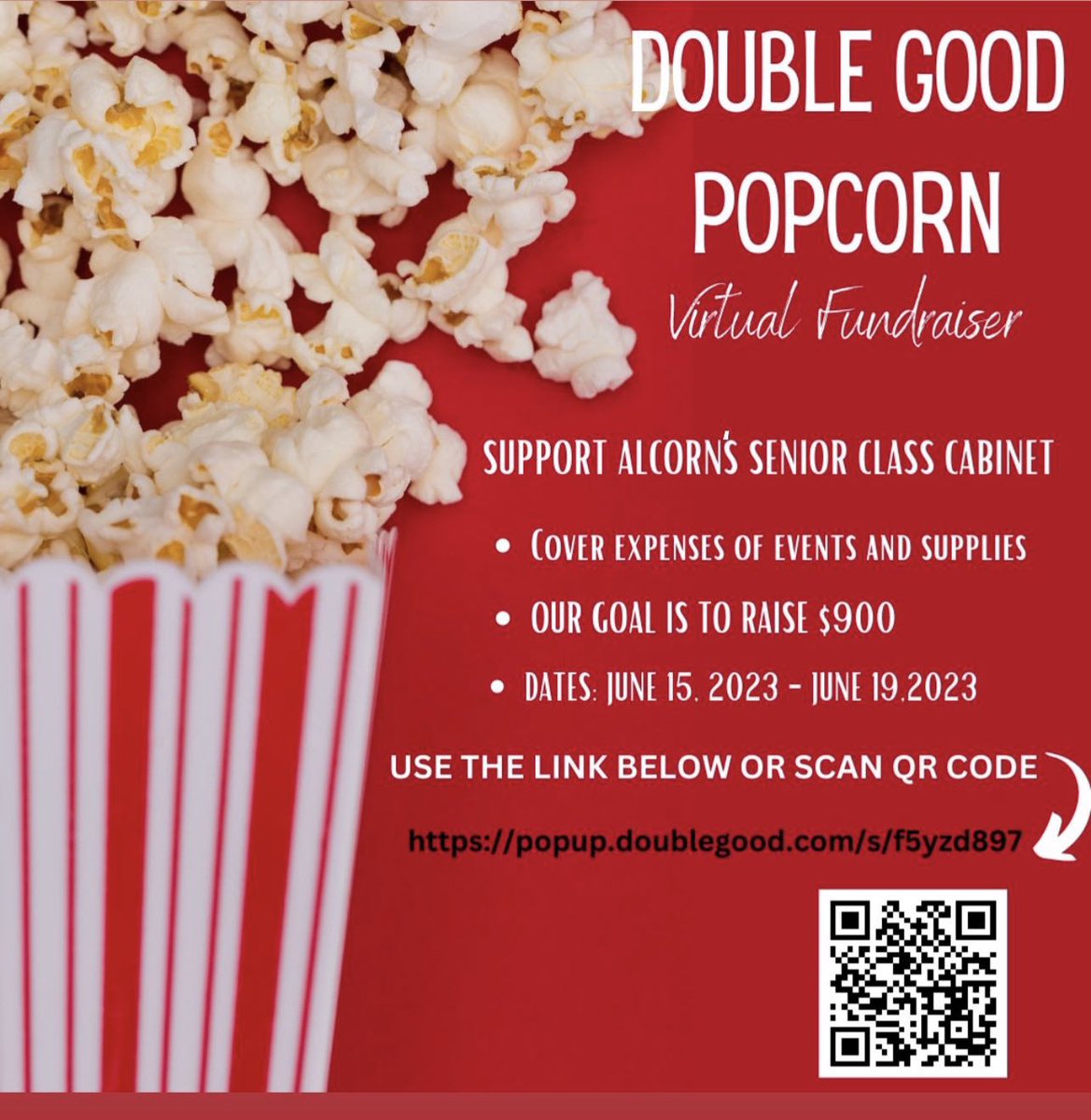Hey Class of 2024! The senior class cabinet needs your help! We’re fundraising for this upcoming semester. It’s easy to donate just click the link in our bio or scan the QR code. Also share this post and let’s have a great start to our senior year! 
popup.doublegood.com/s/f5yzd897
#asu24