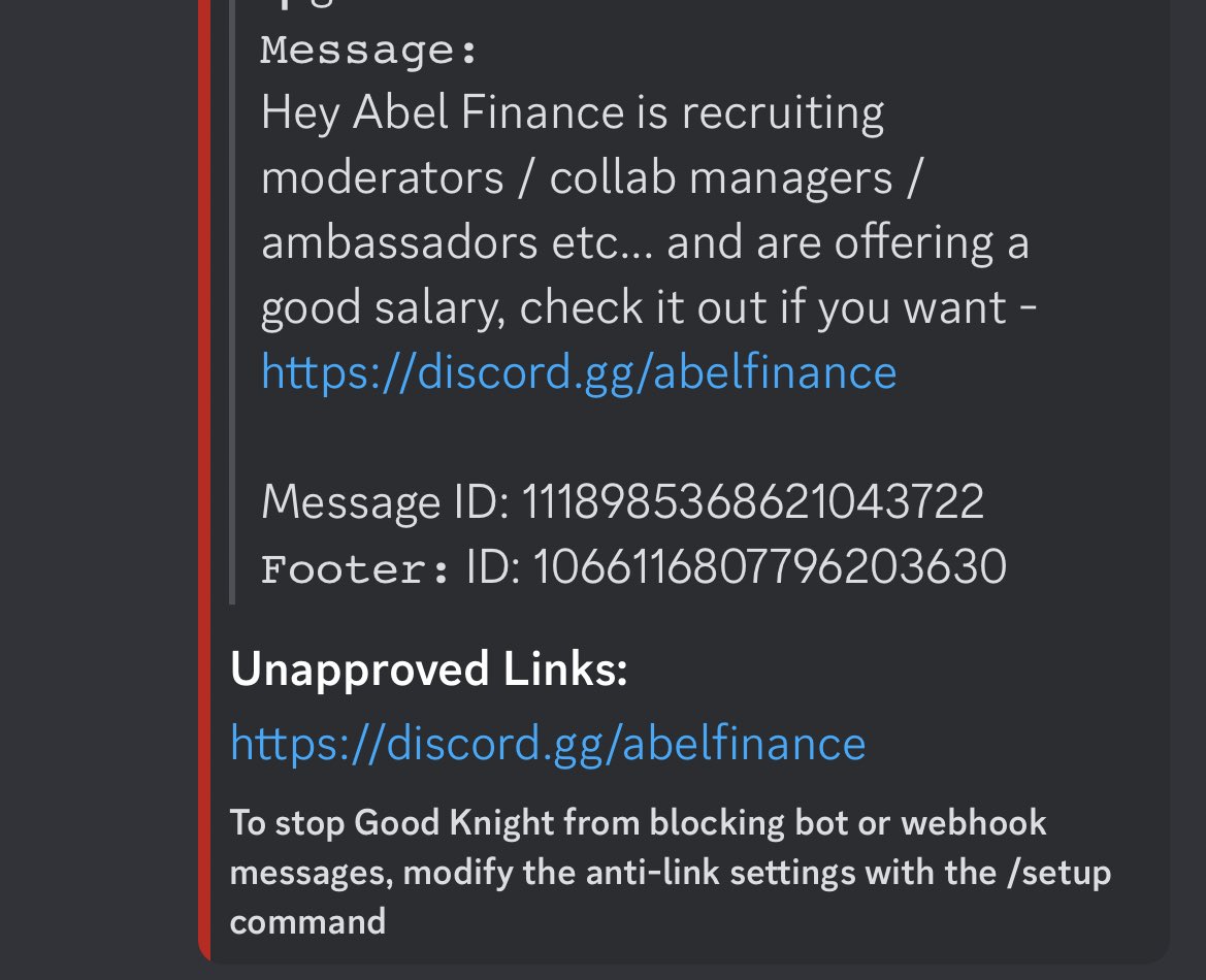 hav3rs's tweet photo. A new kind of discord hack is ongoing 

Do not join this particular server called abelfinance, 

Hackers are using that server link that to hijack discord accounts 

Spead this for awareness, multiple accounts have been compromised in the past few days with this. https://t.co/Yv2PmCys3D