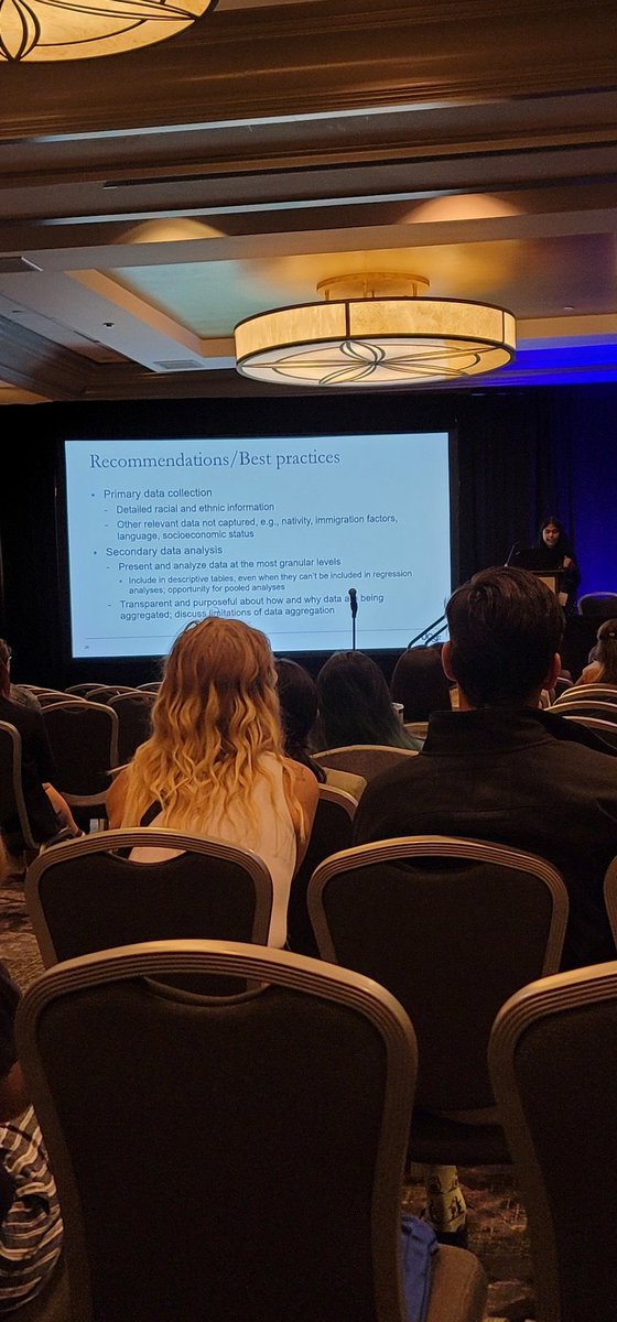 'Other is Not a race' - we should be disaggregating race and ethnicity and nativity variables as much as possible bc health risks and outcomes are not the same within 'groups' #SER2023